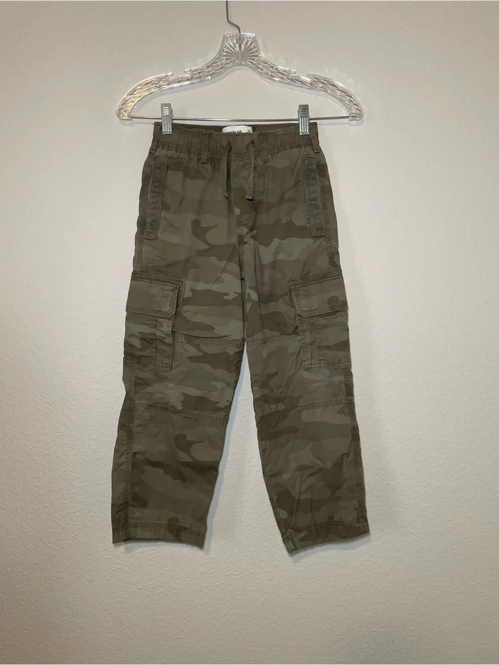 Abercrombie Boys Camo Cargo Baggy jogger Pants Sz 7/8